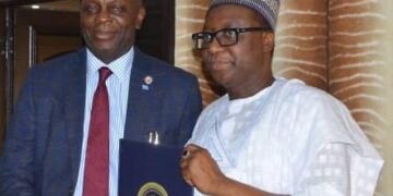 Igbinedion University Okada confers honorary Ambassador Award on RMAFC Chairman