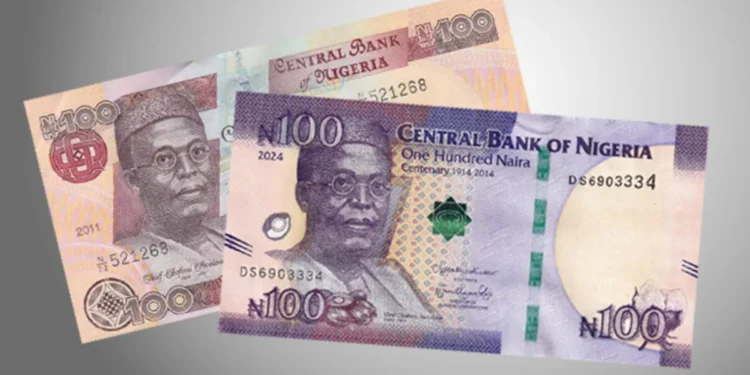 Rejecting ₦100 Banknotes constitutes a violation of the law, CBN warns
